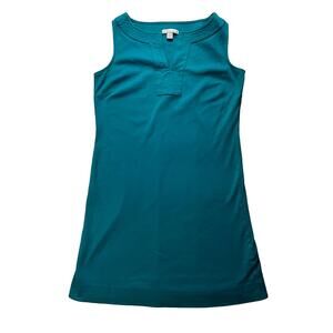 New York & Company, Size Small, Turquoise V-Neck Mini Dress